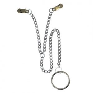 Tepelklemmen met Ketting en cock ring 50 mm - Desireshop.nl - Alkmaar