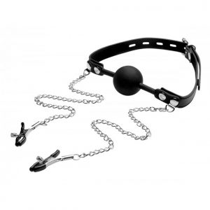 Gag met-tepelklemmen - AE976 - Desireshop - BDSM Shop - Alkmaar