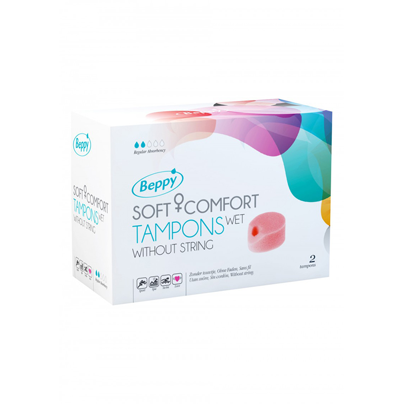 Beppy Soft Wet 2pcs - Tampons - Desireshop.nl - Alkmaar