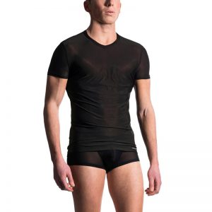 M101 V-Neck Tee regular Black - kopen - Desireshop.nl - Alkmaar