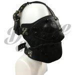 Afneembaar leren masker | Desireshop | Alkmaar | BDSM Artikelen kopen