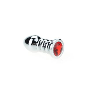 Geribbelde Buttplug Rood kopen | Desireshop.nl | Sexshop Alkmaar