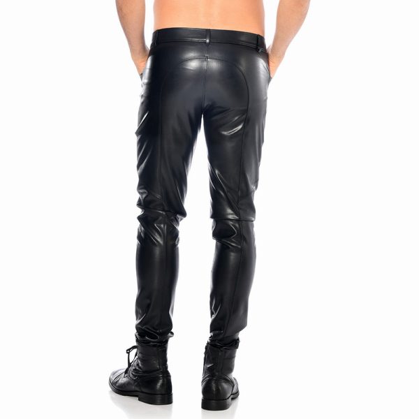 Joss kunst lederen broek | Patrice Catanzaro | Desireshop.nl | Party proof
