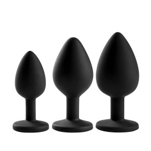 3 Plugs Set Elegant Black | Buttplug kopen | Desireshop.nl