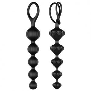 Satisfyer Love Beads Super Soft Silicone Black | Desireshop.nl | Alkmaar