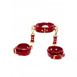 Taboom - D-Ring Collar and Wrist Cuffs - Desireshop.nl