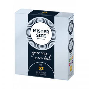 Mister Size 53 mm Condooms 3 Stuks | Desireshop.nl