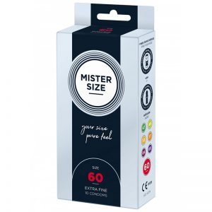 Mister Size 60 mm Condooms 10 Stuks | Desireshop.nl