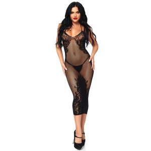 Leg Avenue - Seamless net and lace dress - Desireshop.nl