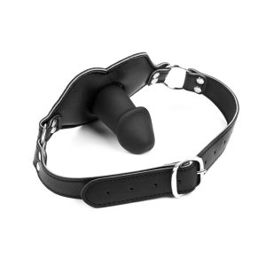 Big Lips Penis Gag Black - Desireshop.nl