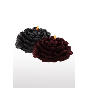 Rose Japanese Drip Candle 2pcs - Desireshop.nl