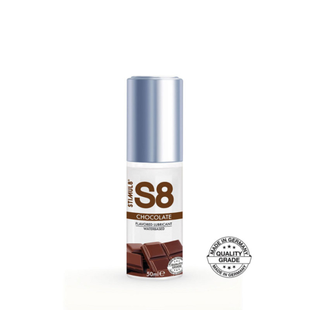 S8 - Waterbased Flavored glijmiddel Chocolade 50ML - Desireshop.nl